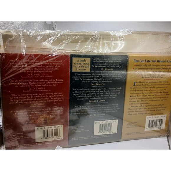 3) John C Maxwell Personal Growth Series Audiobook Cassettes - Picture 7 of 10